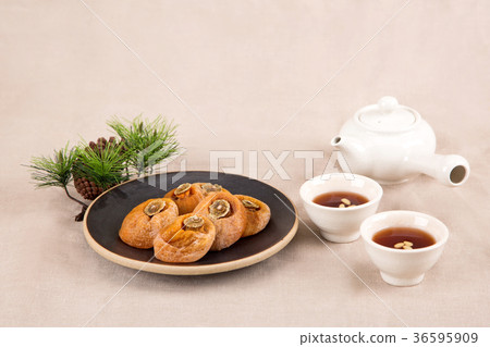Isolated shot in studio - the Korean traditional colorful refreshments. 103 Isolated shot in studio - the Korean traditional colorful refreshments. 103 36595909