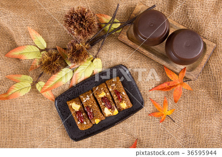 Isolated shot in studio - the Korean traditional colorful refreshments. 113 Isolated shot in studio - the Korean traditional colorful refreshments. 113 36595944