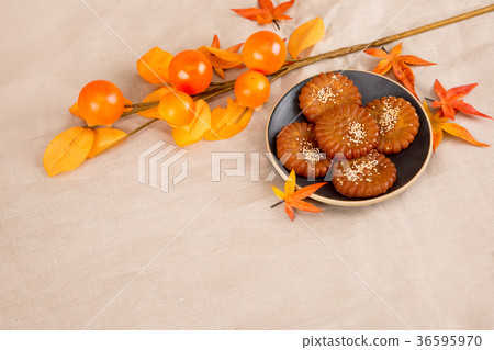 Isolated shot in studio - the Korean traditional colorful refreshments. 132 Isolated shot in studio - the Korean traditional colorful refreshments. 132 36595970