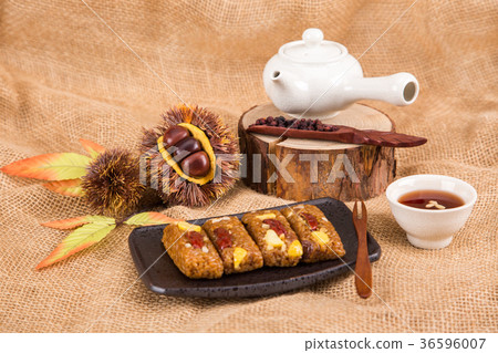 Isolated shot in studio - the Korean traditional colorful refreshments. 149 Isolated shot in studio - the Korean traditional colorful refreshments. 149 36596007