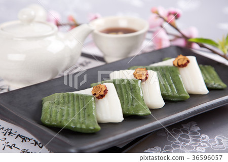 Isolated shot in studio - the Korean traditional colorful refreshments. 161 Isolated shot in studio - the Korean traditional colorful refreshments. 161 36596057