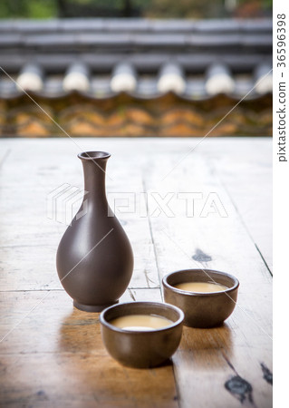 the Korean traditional drinks - rice wine, Makgeolli and others. 131 the Korean traditional drinks - rice wine, Makgeolli and others. 131 36596398