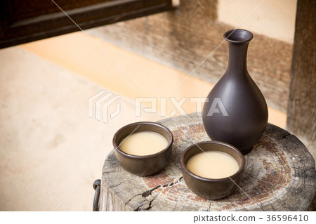 the Korean traditional drinks - rice wine, Makgeolli and others. 173 the Korean traditional drinks - rice wine, Makgeolli and others. 173 36596410