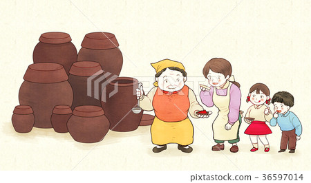 kimjang, kimchi-making for the winter 005 kimjang, kimchi-making for the winter 005 36597014