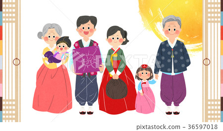 in Chuseok, spending time with your family. 002 in Chuseok, spending time with your family. 002 36597018