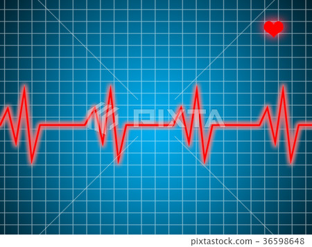 heart pulse illustration 36598648