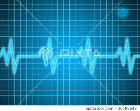 heart pulse illustration heart pulse illustration 36598649