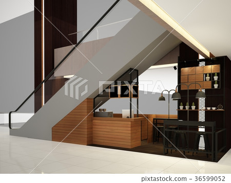 sketch design of coffee shop ,3d rendering sketch design of coffee shop ,3d rendering 36599052
