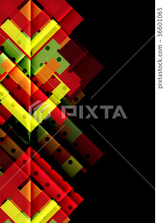 Color arrows on black background Color arrows on black background 36601065