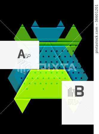 Color triangles background design Color triangles background design 36601201