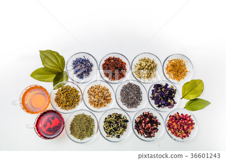 各種顏色的涼茶美麗的顏色涼茶 36601243