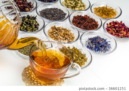 各種顏色的涼茶美麗的顏色涼茶 36601251