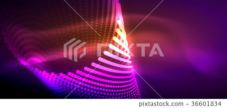 Neon light effects, particles Neon light effects, particles 36601834