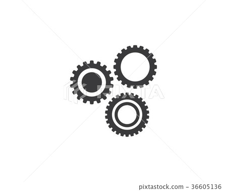 Gear Logo Template vector icon 36605136