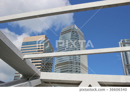 Modern building Landscape in Hong Kong 36606340