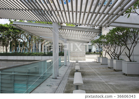Roof garden at the IFC Mall in Hong Kong, 36606343