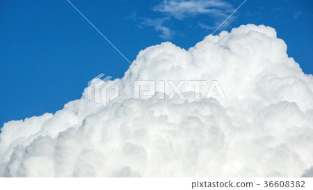 white cloud on a blue sky for a background. white cloud on a blue sky for a background. 36608382