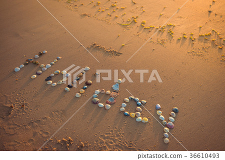 Beach holidays concept 36610493