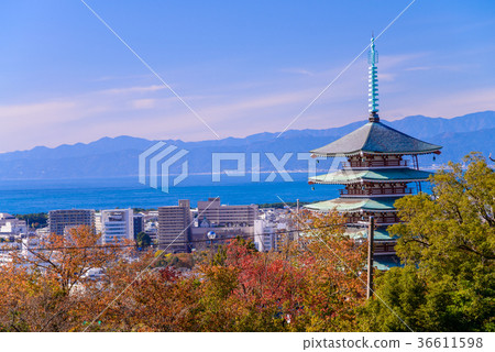 [Numazu City, Shizuoka Prefecture] A memorial peace tower for Mt. 36611598