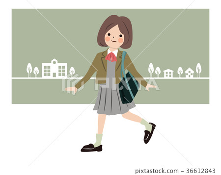 女學生行走 女學生行走 36612843