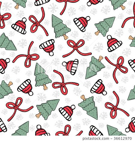 Christmas pattern. Vector design for winter 36612970
