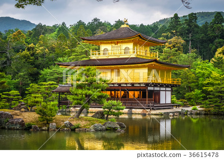 Kinkaku-ji golden temple, Kyoto, Japan 36615478