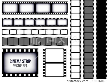 Creative vector illustration of old retro film Creative vector illustration of old retro film 36616060