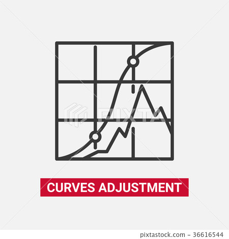 Curves adjustment - line design single isolated Curves adjustment - line design single isolated 36616544