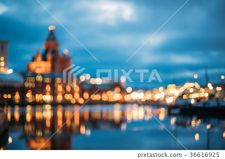 Helsinki, Finland. Abstract Blurred Bokeh 36616925