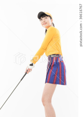 Young lady golf Young lady golf 36618767
