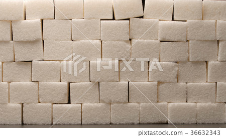 Sugar blocks wall - macro shot Sugar blocks wall - macro shot 36632343