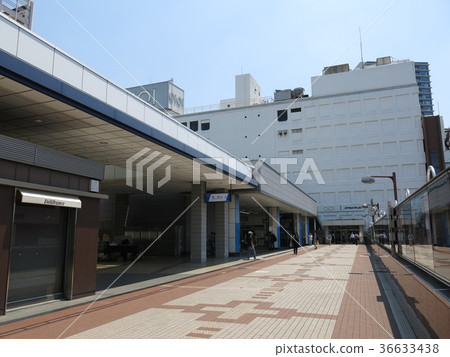 Station front view of Sakai Station south exit (Aoi Station south exit free passage) 36633438
