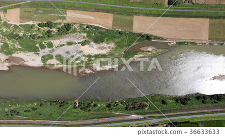 鳥瞰圖2017年9月2日_北京九州大雨後的築後川 36633633