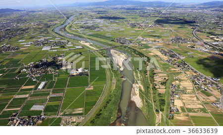 鳥瞰圖2017年9月2日_北京九州大雨後的築後川 36633639