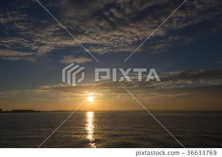 朝日,日落,藍天 朝日,日落,藍天 36633769