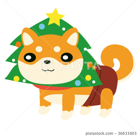 Christmas Tree Shiba Inu 36633803