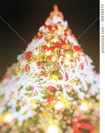 blur background light Christmas tree, night light blur background light Christmas tree, night light 36636970