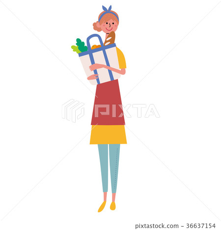 Housewife illustration Housewife illustration 36637154