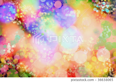 Abstract bokeh light color on multi-colored floor. 36638065