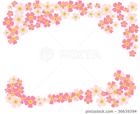 Romantic floral background Flower Japanese daisies 36639394