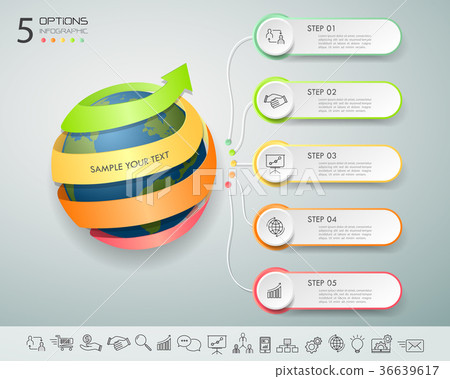 Design infographic template 5 options. Design infographic template 5 options. 36639617