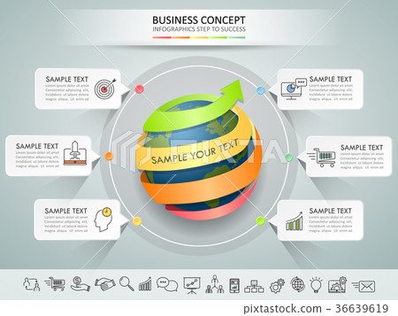 Design infographic template 6 options. Design infographic template 6 options. 36639619