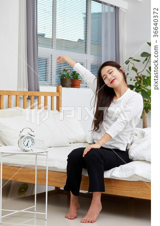 Happy Dragonfly, Woman, Weather, Alarm, Sleeping, Bed Happy Dragonfly, Woman, Weather, Alarm, Sleeping, Bed 36640372