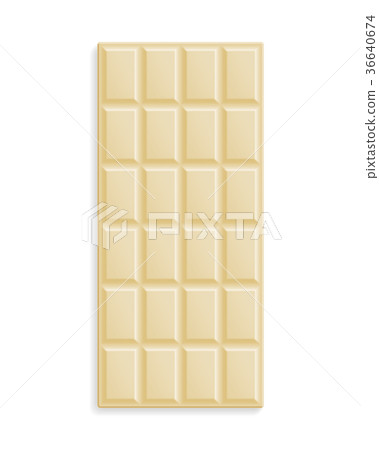 White chocolate seamless pattern 36640674
