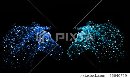 decoration light at night unicorn shape decoration light at night unicorn shape 36640739