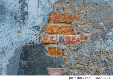 White Washed out Old Brick Wall Background texture White Washed out Old Brick Wall Background texture 36640771