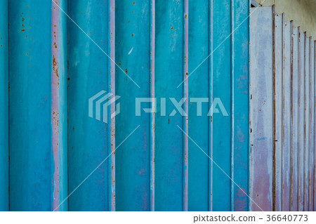 Rusty blue metal doors vintage style texture Rusty blue metal doors vintage style texture 36640773