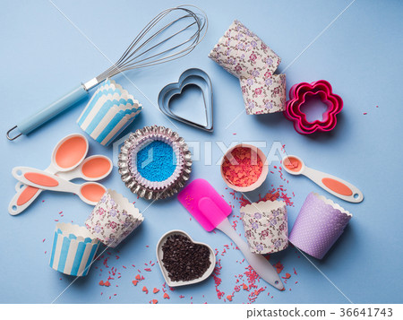 Sweet baking concept. Girlish style Sweet baking concept. Girlish style 36641743