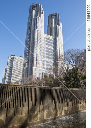 Shinjuku Shiraito Falls and Tokyo Metropolitan Government First Office Building Shinjuku Shiraito Falls and Tokyo Metropolitan Government First Office Building 36643991