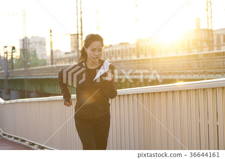 慢跑，冬天 36644161